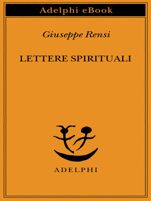 cover image of Lettere spirituali